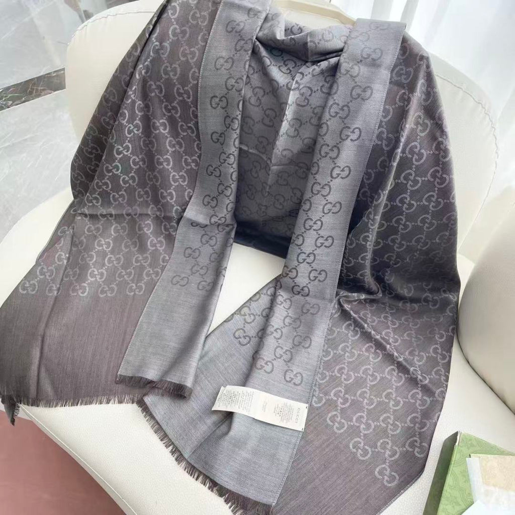 Gi Houndstooth Scarf 180CM Cashmere