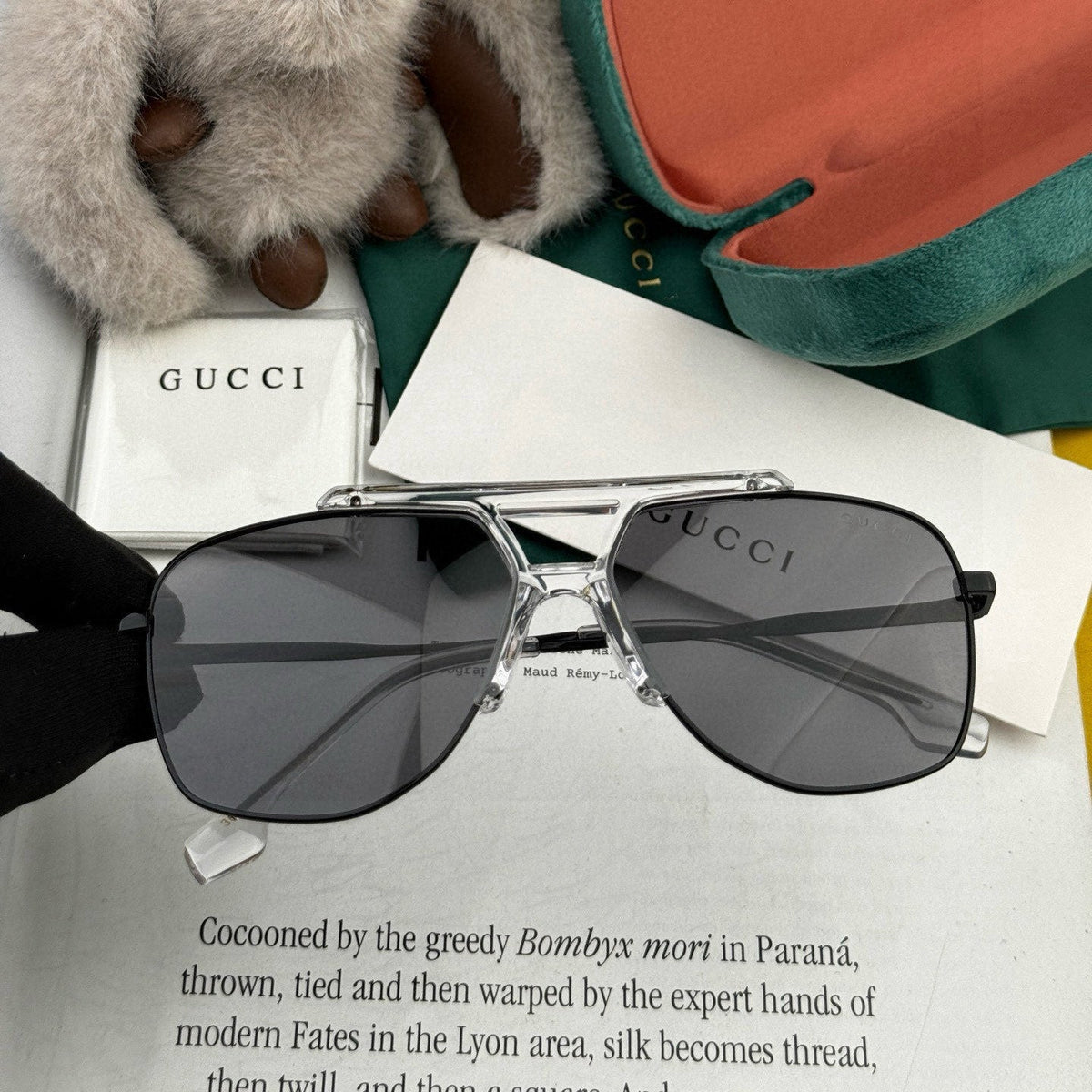 LOW NOSE BRIDGE FIT SUNGLASSES G9314 IN METAL AND ACETATE