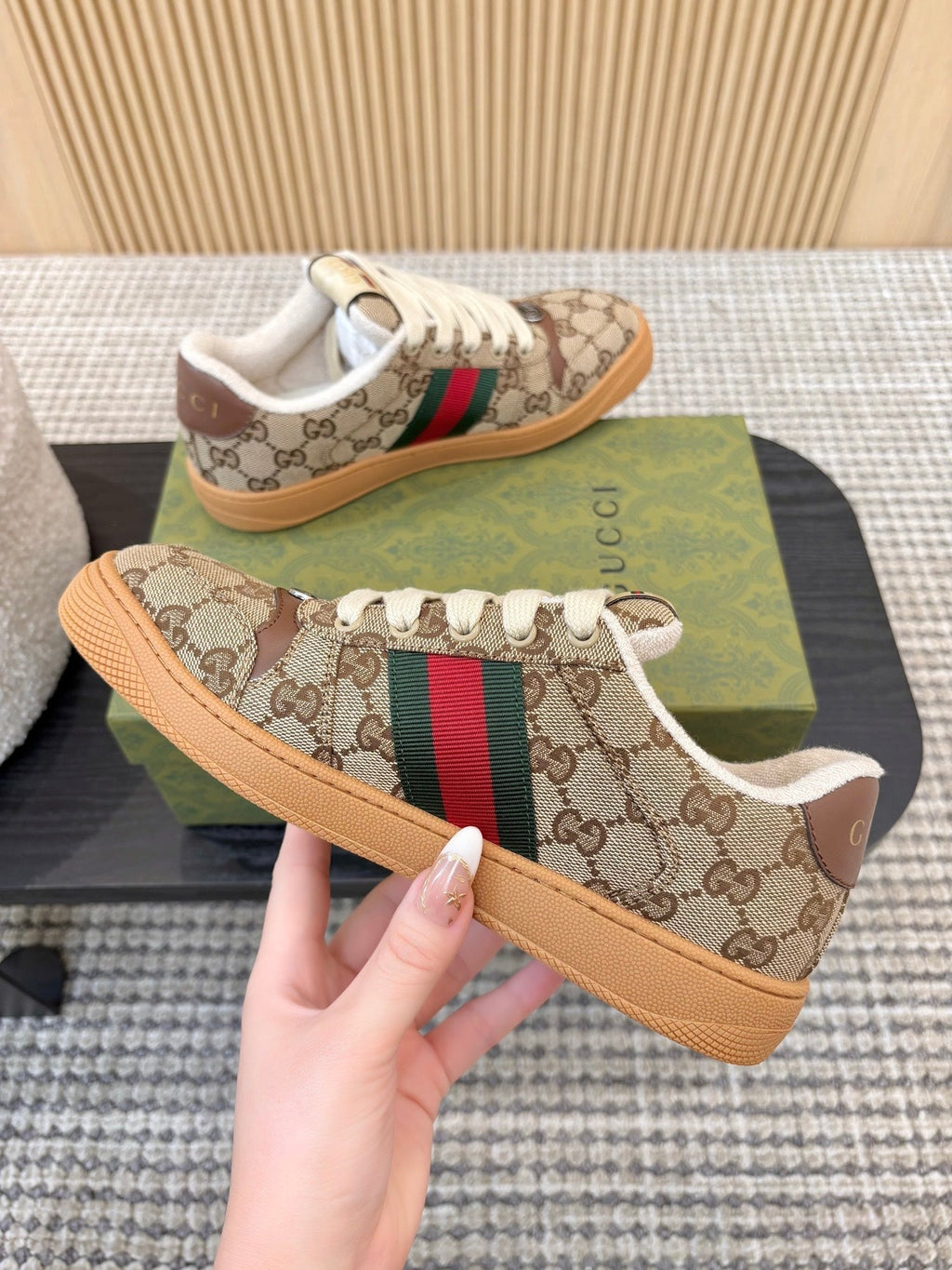 Gi 26s Sneakers In Brown Gg Canvas