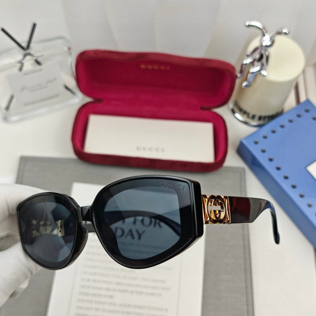 GEOMETRIC FRAME SUNGLASSES 58034 IN ACETATE