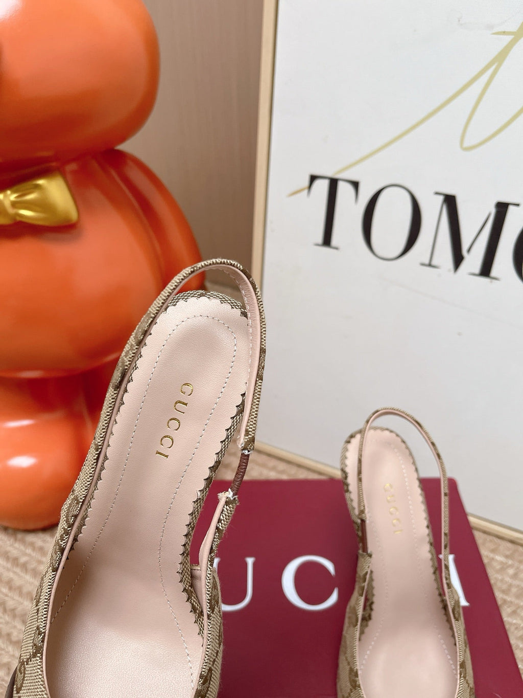 Gi 26s Slingback Pump 10.5cm With Horsebit Coffee Beige Canvas 901315