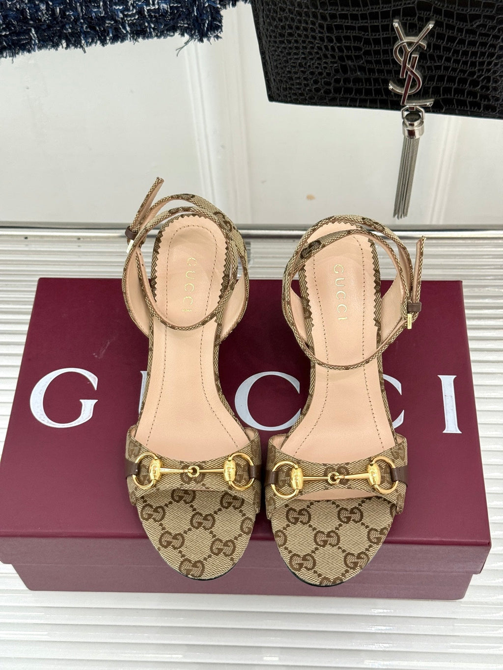 Gi 26s Donna Wedge Sandal 8cm Beige Canvas 991734
