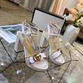 Gi 26s Marmont Sandals 10cm Sandals White Leather 926705