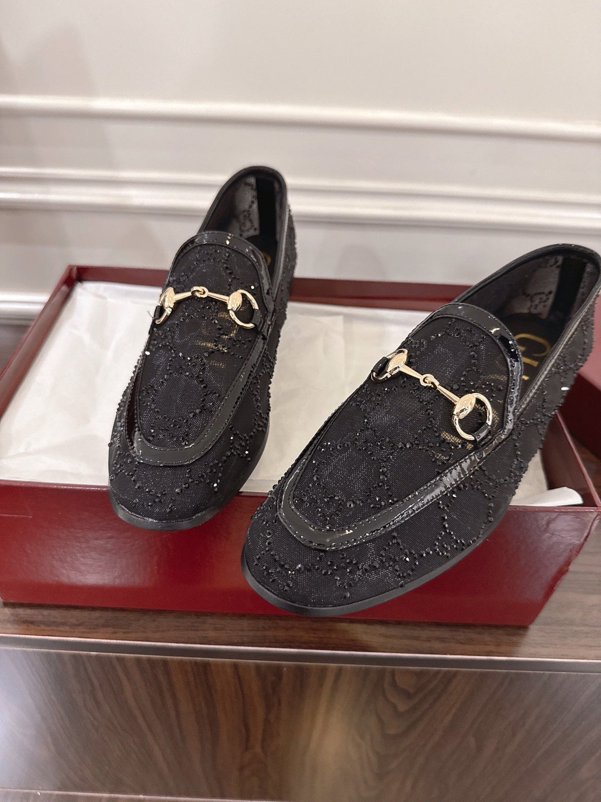 Gi Jordaan Loafer Mesh With Crystal