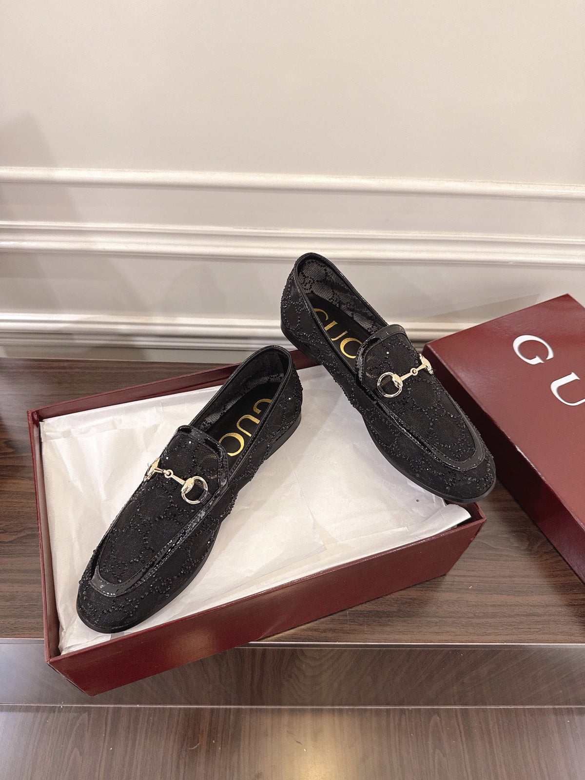 Gi Jordaan Loafer Mesh With Crystal