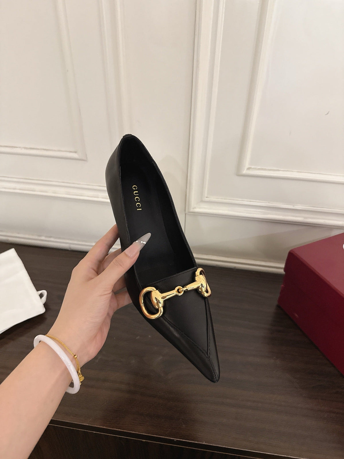 Gi Boulevard Pumps 7.5cm Black Leather 888854