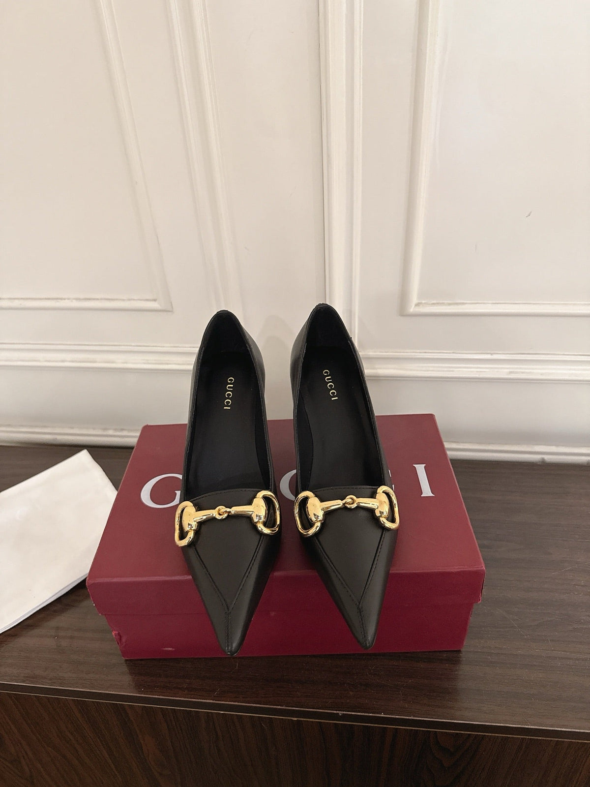 Gi Boulevard Pumps 7.5cm Black Leather 888854