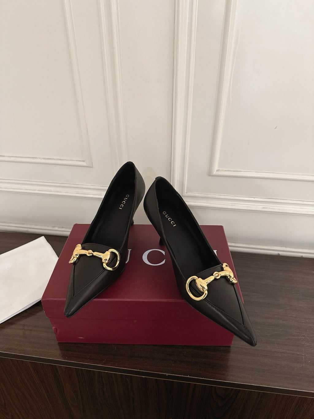 Gi Boulevard Pumps 7.5cm Black Leather 888854