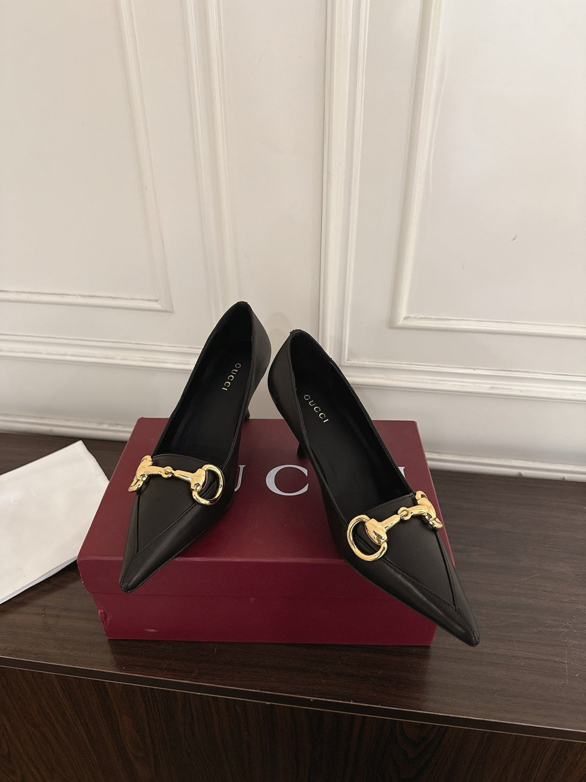 Gi Boulevard Pumps 7.5cm Black Leather 888854