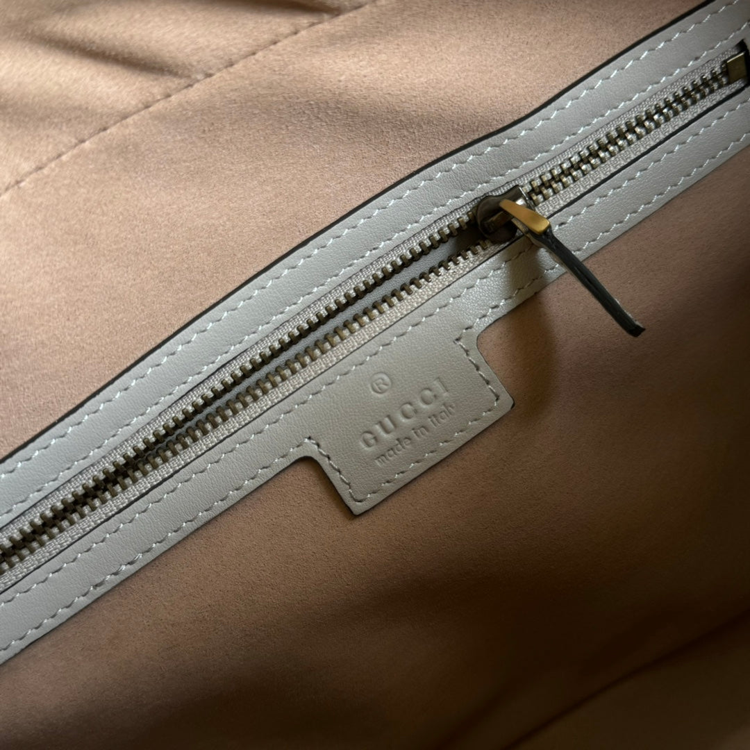 Gi marmont medium top handle 35cm calfskin gold hardware
