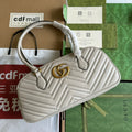 Gi marmont medium top handle 35cm calfskin gold hardware