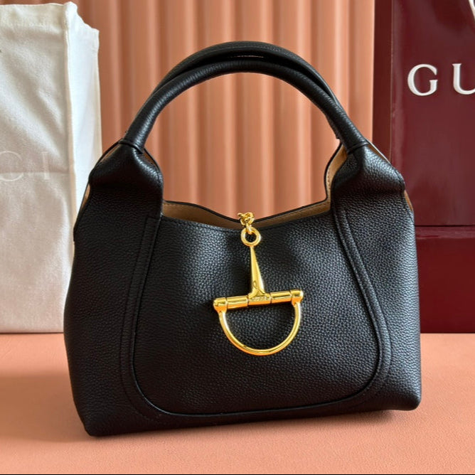 Gi Solfbit Bag Black Calfskin 27.5
