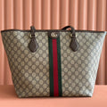 Gi Ophidia 31cm Bag Ebony Brown Canvas 255280