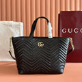 Gi Marmont Large Tote Bag Quilted Leather