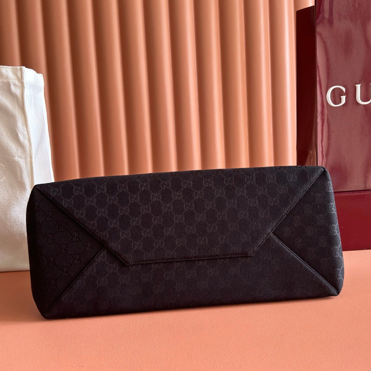 Gi NY Large Tote Bag Black Canvas 292662