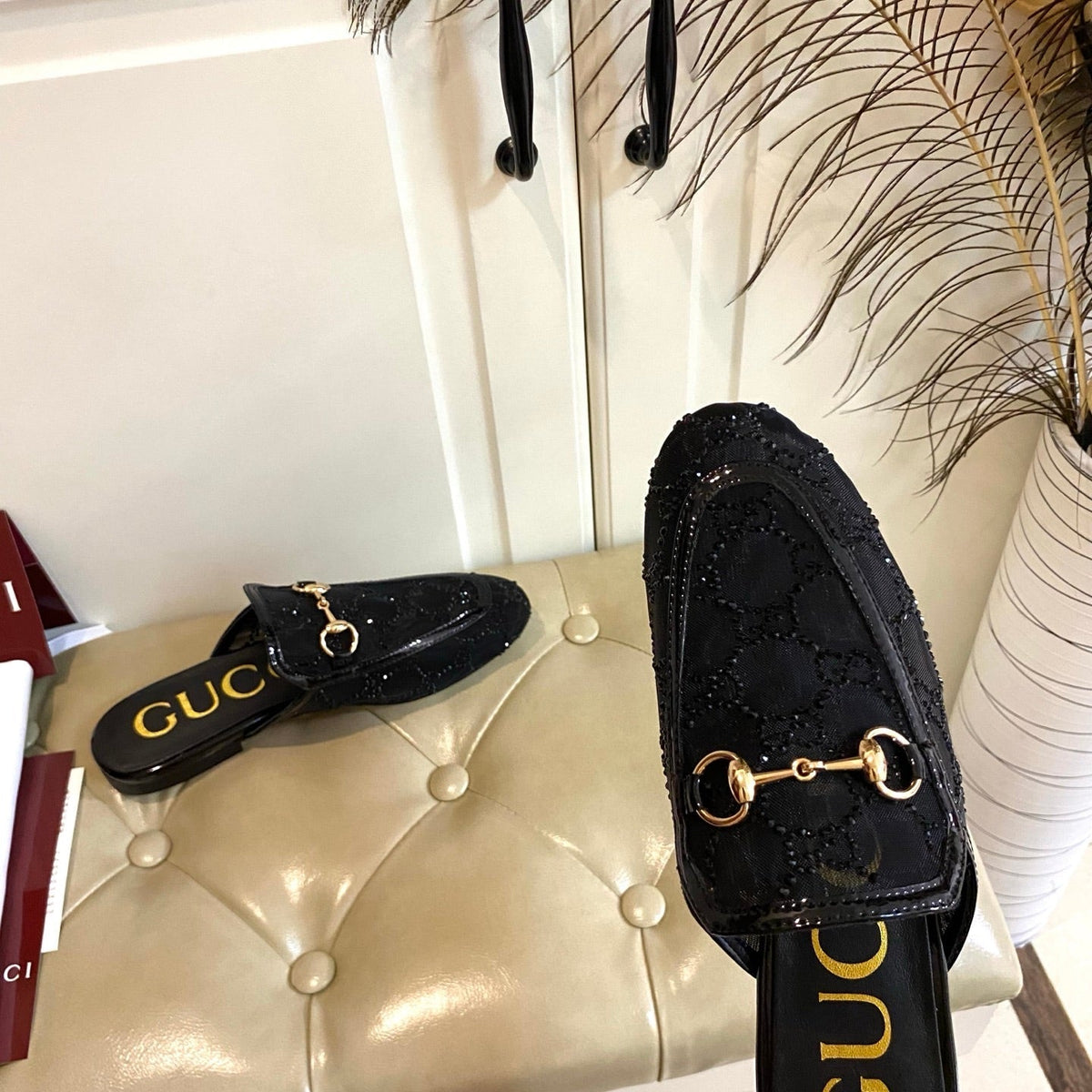 Gi PrinceTown Mule Mesh With Crystal