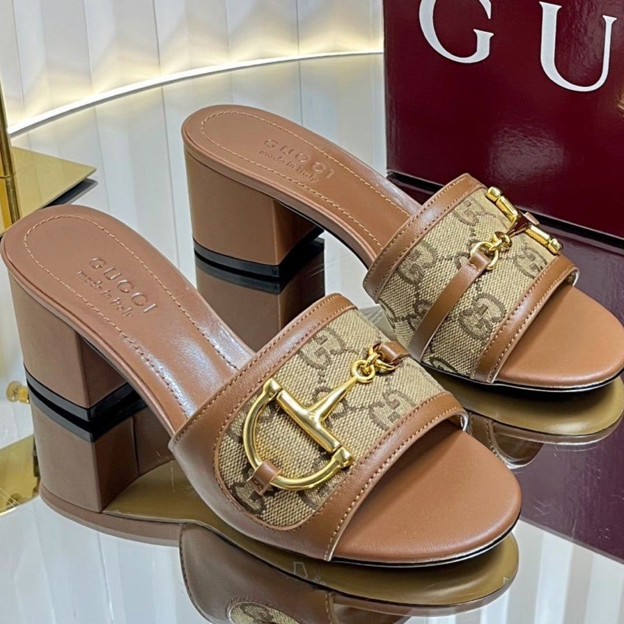 Gi 25 Horsebit GG 50mm Sandals Canvas
