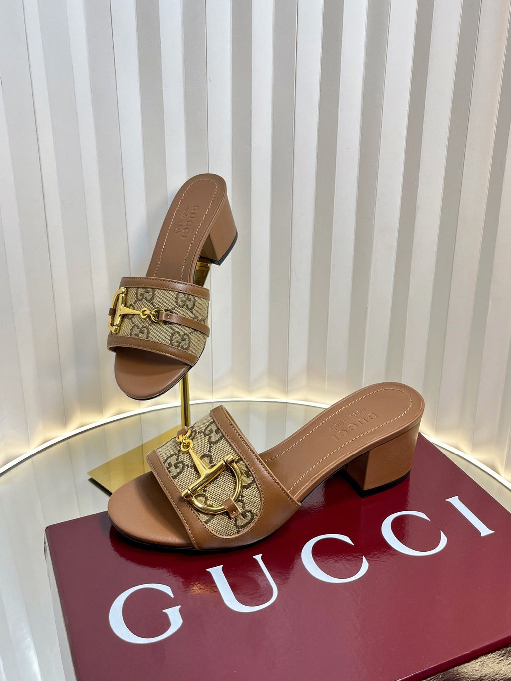 Gi 25 Horsebit GG 50mm Sandals Canvas