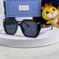 Gi EMBOSSED LOGO SQUARE FRAME SUNGLASSES 563171 IN ACETATE