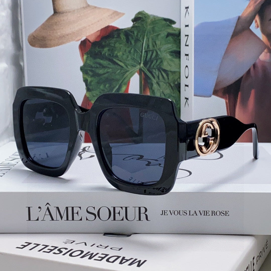 SQUARE FRAME SUNGLASSES GG0178S IN ACETATE EMBOSSED LOGO