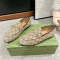 Horsebit Jordaan Loafer Canvas Crystal-Embellished