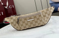 Gi 2026 Flatpack Belt Bag 20cm Sand mix Brown Canvas Leather