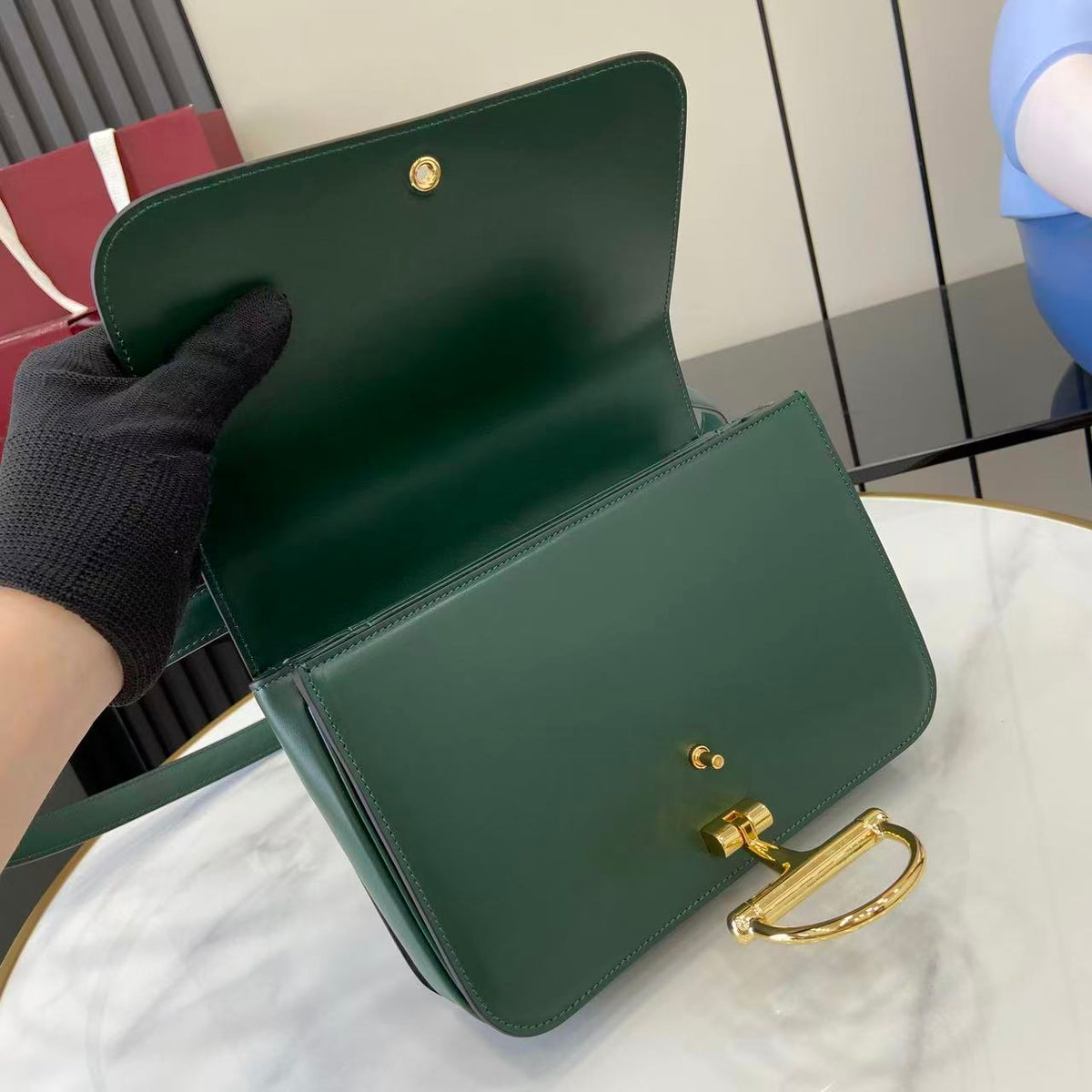 Gi 25 Siena Bag 22.5cm Gold & Leather