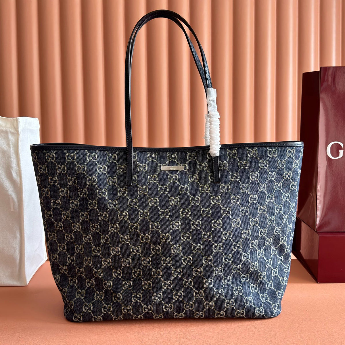 Gi Tribeca Large Tote Bag Canvas Cowhide 38 cm