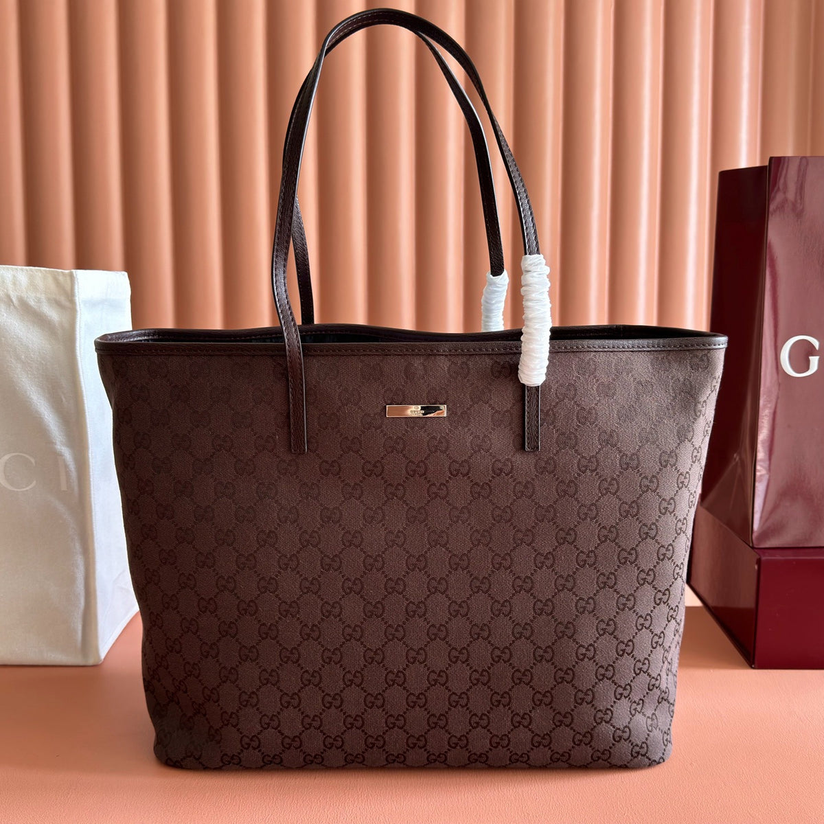 Gi Tribeca Large Tote Bag Canvas Cowhide 38 cm