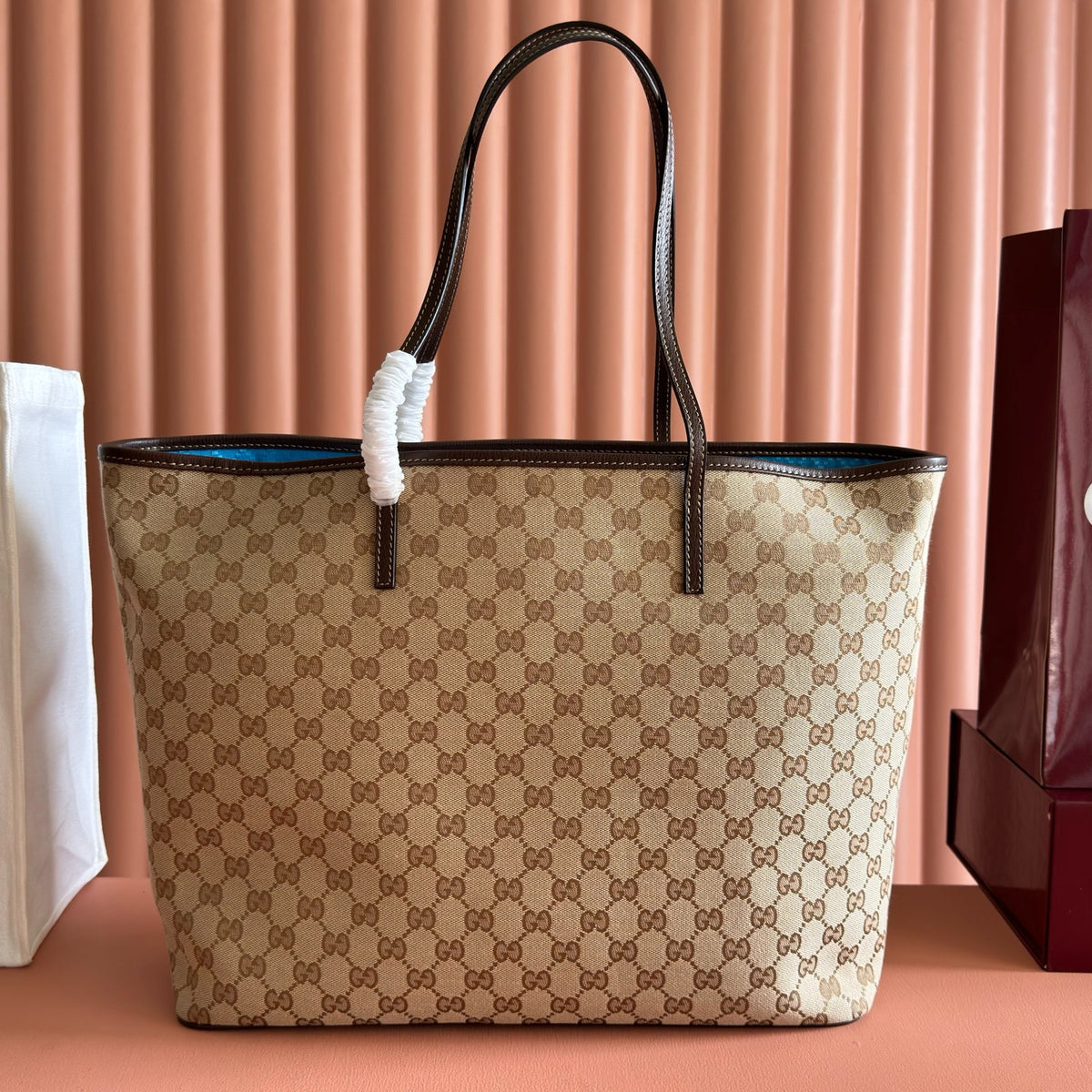 Gi Tribeca Large Tote Bag Canvas Cowhide 38 cm