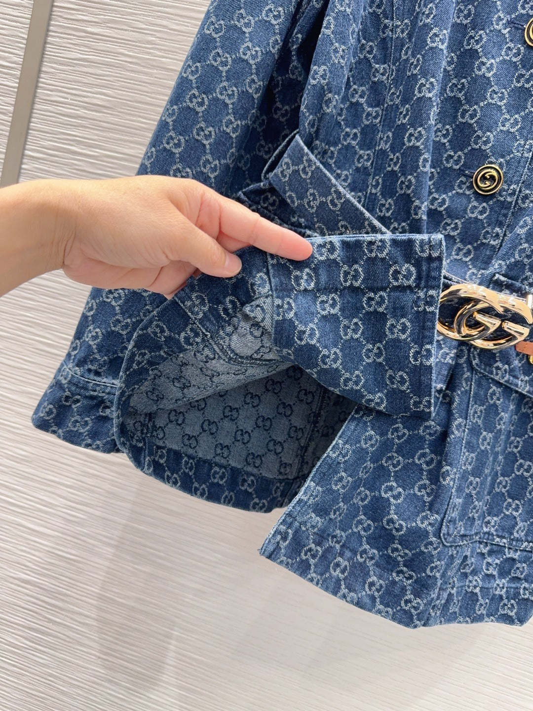 Gi Classic Monogram Denim Jacket