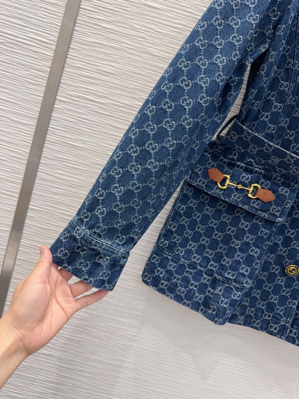 Gi Classic Monogram Denim Jacket