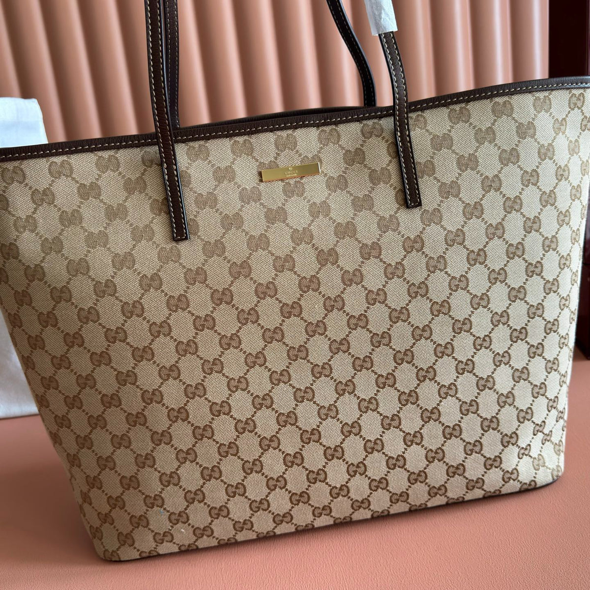Gi Tribeca Large Tote Bag Canvas Cowhide 38 cm
