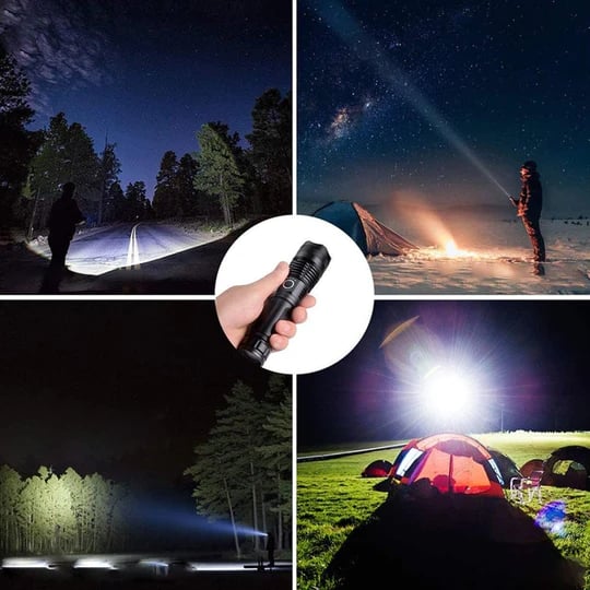 🔦 60% OFF! 🎉 90000 Lumen Rechargeable Flashlight – Extreme Brightness, Waterproof & Long Battery Life 📦