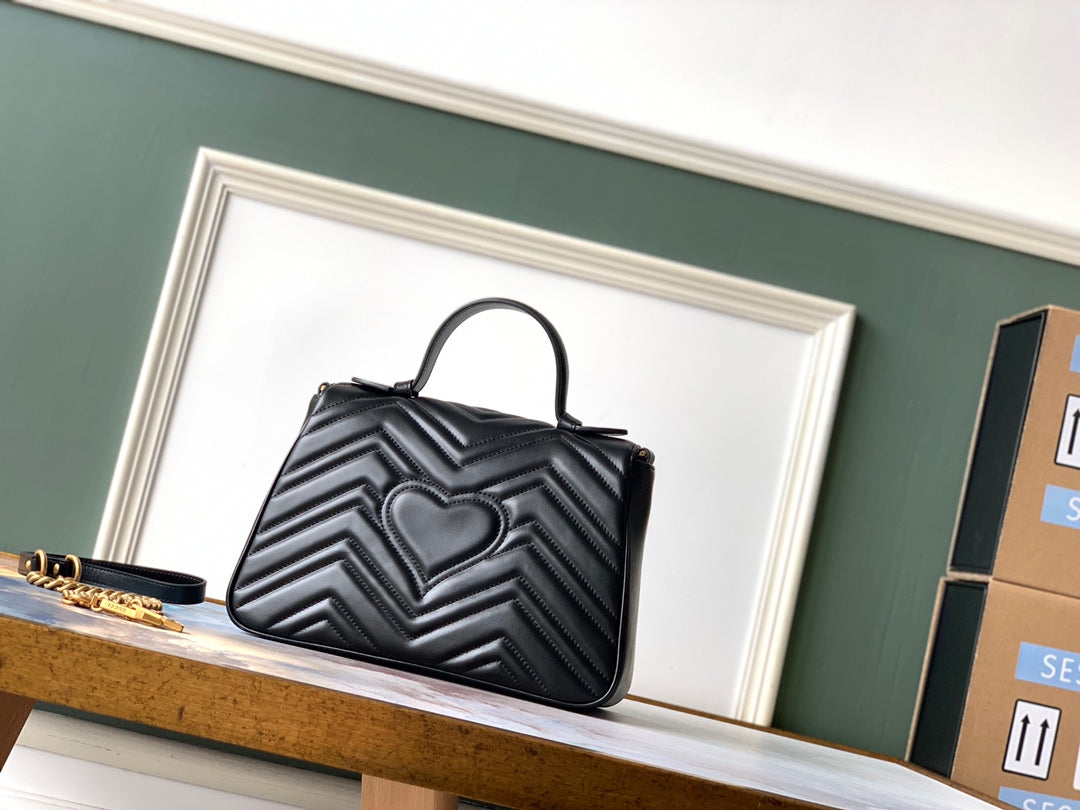 Gi Marmont 26.5cm Calfskin Gold Hardware