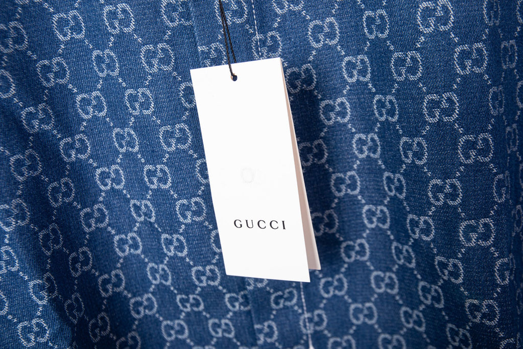 Gi All-over monogram print shirt