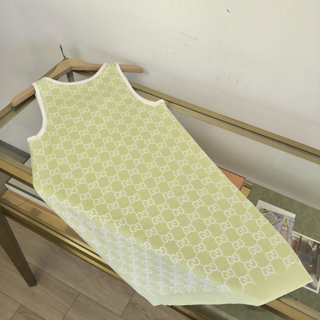 Gi Jacquard knit dress