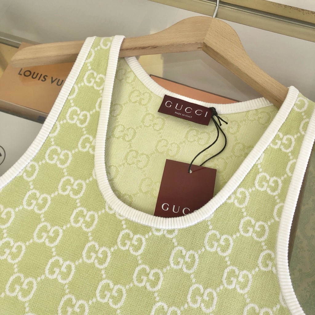 Gi Jacquard knit dress