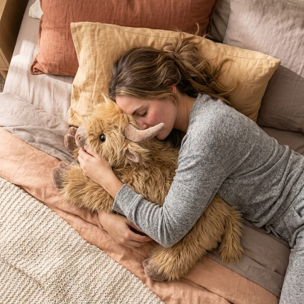 Highland Cow Weighted Stuffed Animal